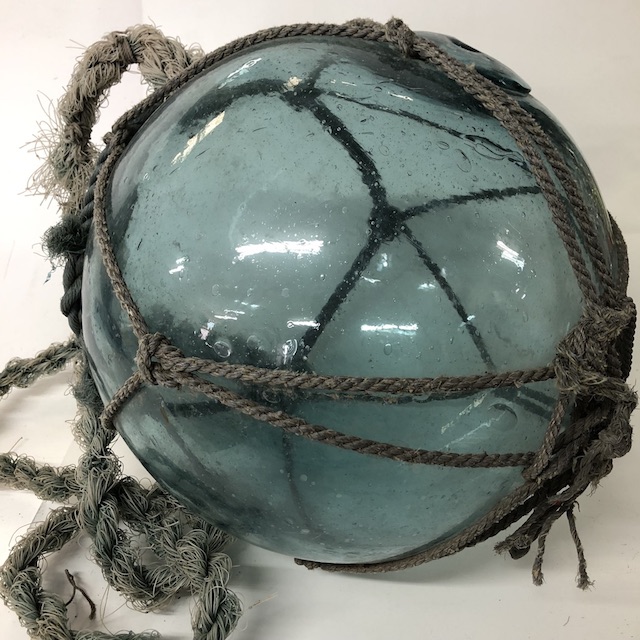 LARGE VINTAGE GREEN Glass Japanese Fishing Float Buoy A £180.00