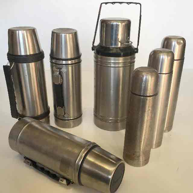 THERMOS, Stainless Steel Large Assorted, THE0009 - THERMOS, Medium & THE0010 - THERMOS, Small