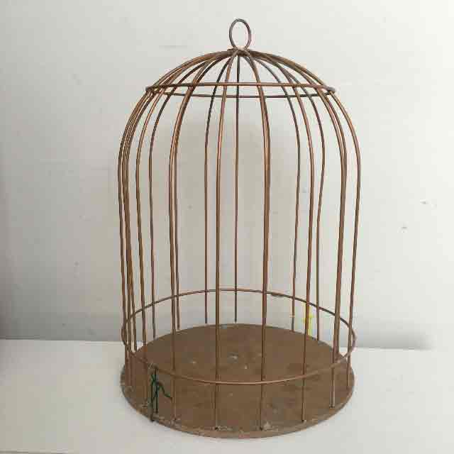 BIRDCAGE, Gold Dome Shape - Medium