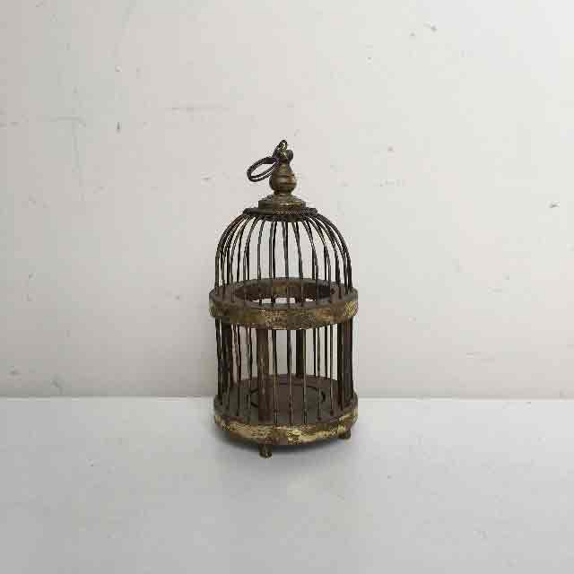 BIRDCAGE, Gold Dome Shape - Extra Small