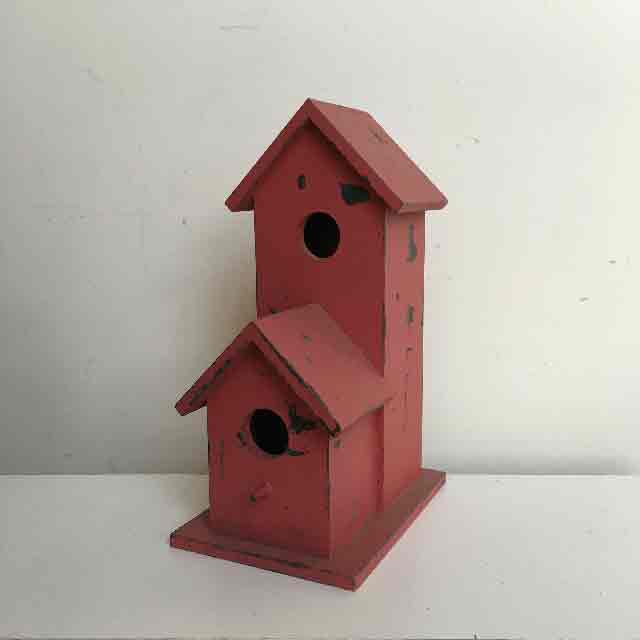 BIRDHOUSE, Red 2-Storey