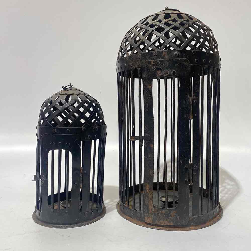 LANTERN, Birdcage Style, Large 45cm & LAN0100 - LANTERN, Birdcage style, Small 30cm