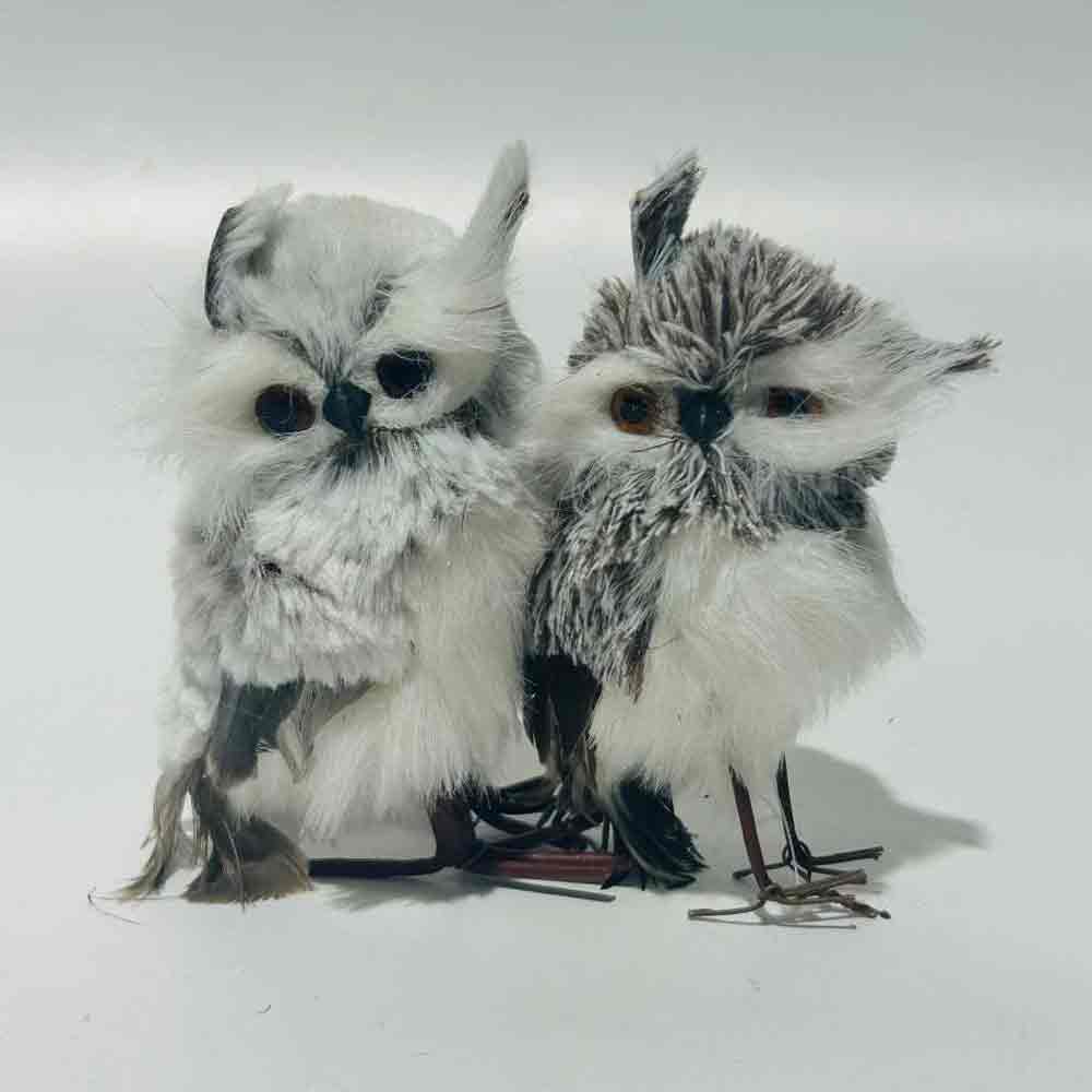 BIRD, Owl Fluffy 13cm