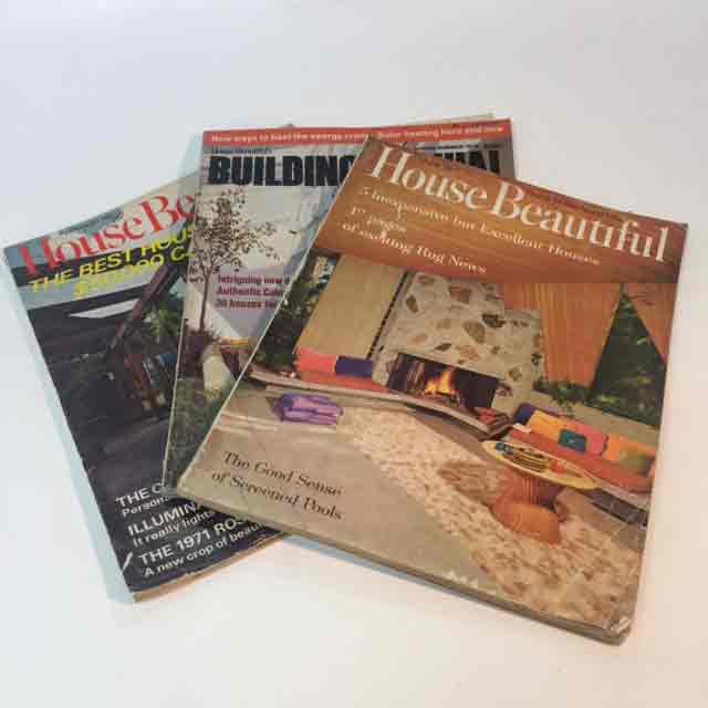 MAGAZINE, House Beautiful 1960-70s