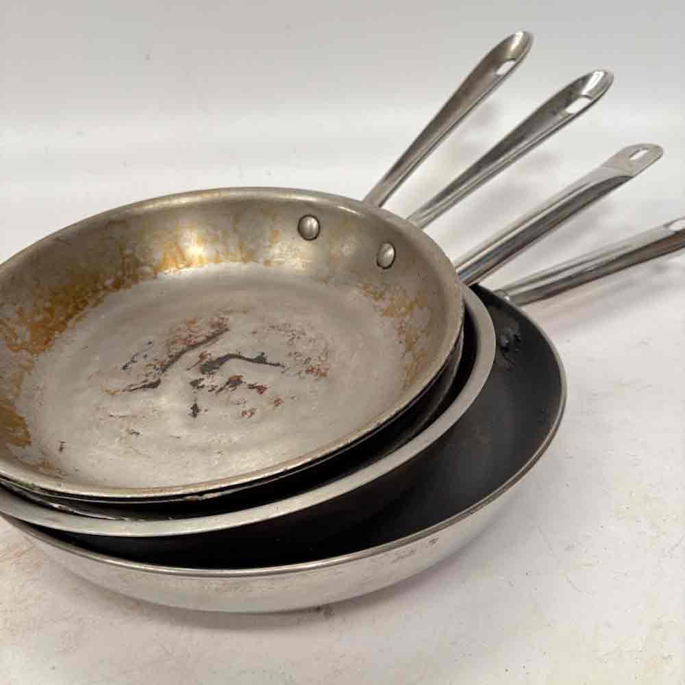 POTS n PANS, Frypan - Shiny Stainless Steel