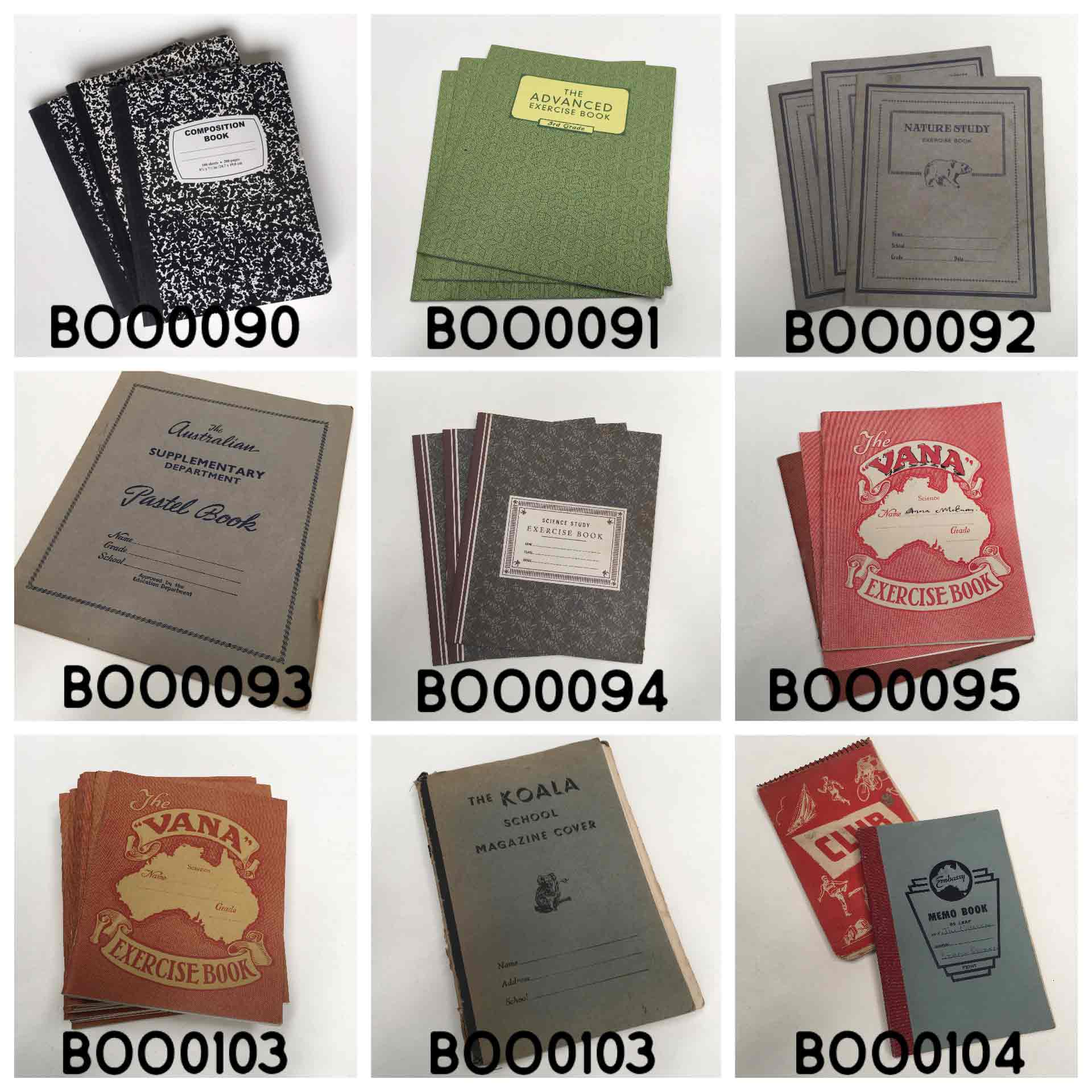 BOOK, Exercise Book - Period Assorted