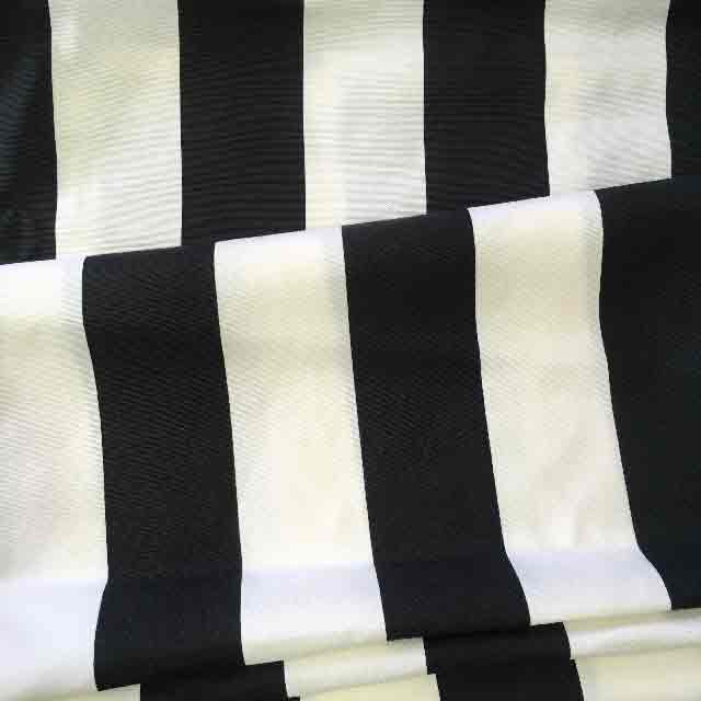 SCREEN FABRIC INSERT, Stripe - Black & White (suits SCR0020)