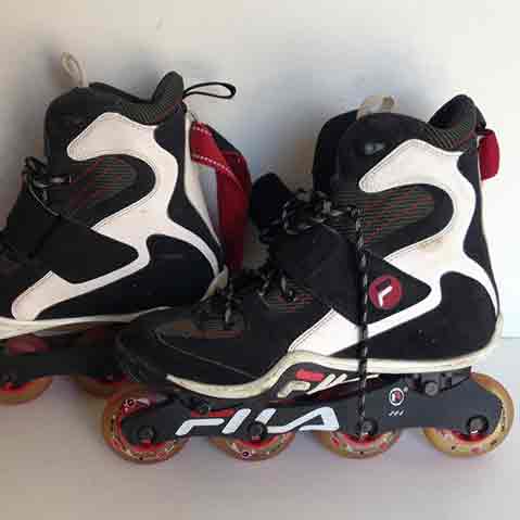 SKATES, Rollerblades (Pair) - Black & White