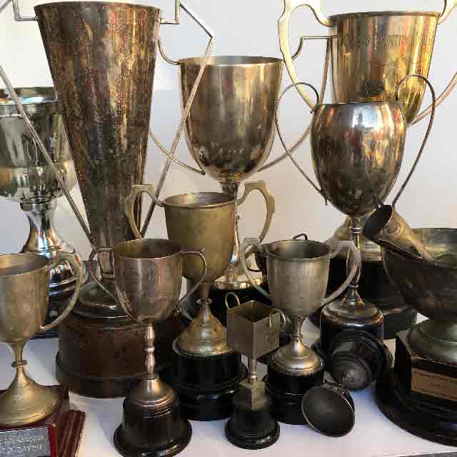 TROPHY, Cup - Large 40cm H (Assorted), TRO0006 - Med 25-30cm, TRO0005 - Small 20cm, & TRO0004 - Ex Small 15cm