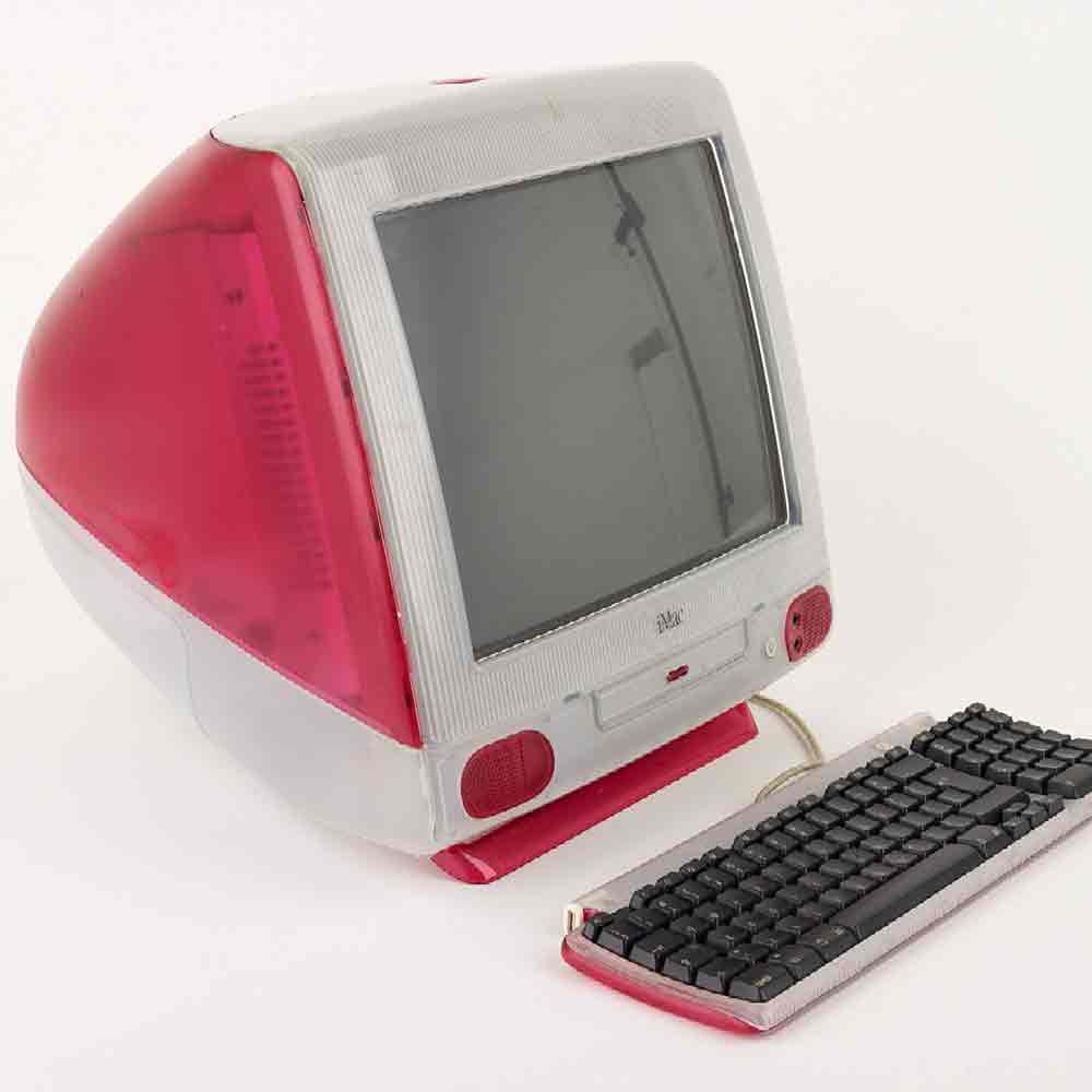 COMPUTER, Apple iMac 1998 - Red (incl Keyboard & Mouse) * Works